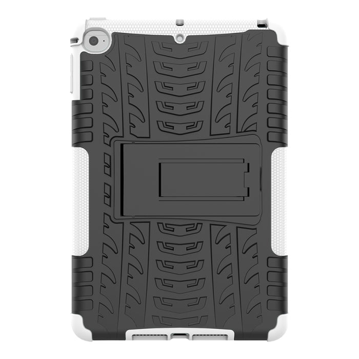 Funda a prueba de golpes con textura TPU+PC para iPad Mini 2019, con soporte