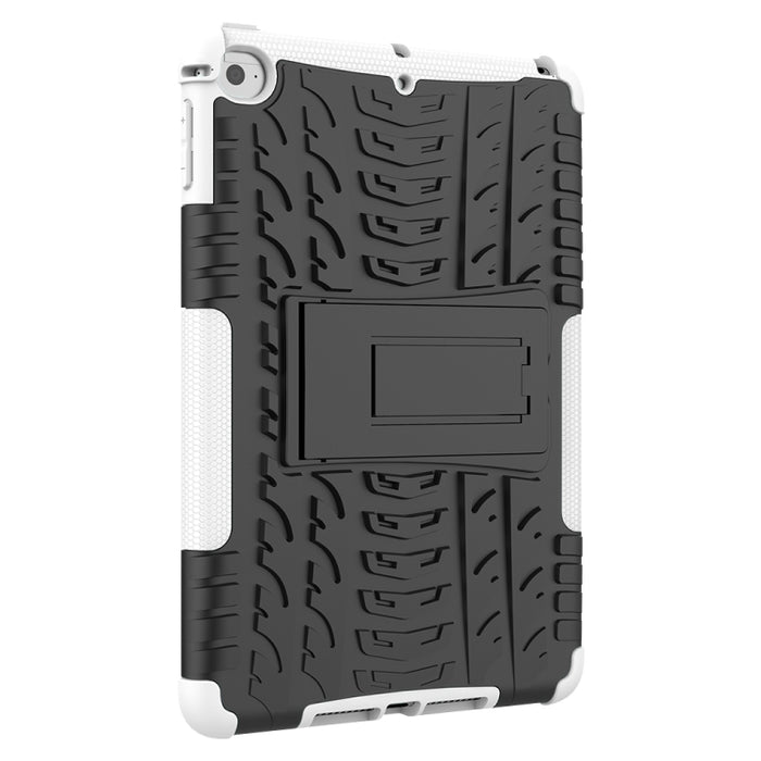 Funda a prueba de golpes con textura TPU+PC para iPad Mini 2019, con soporte