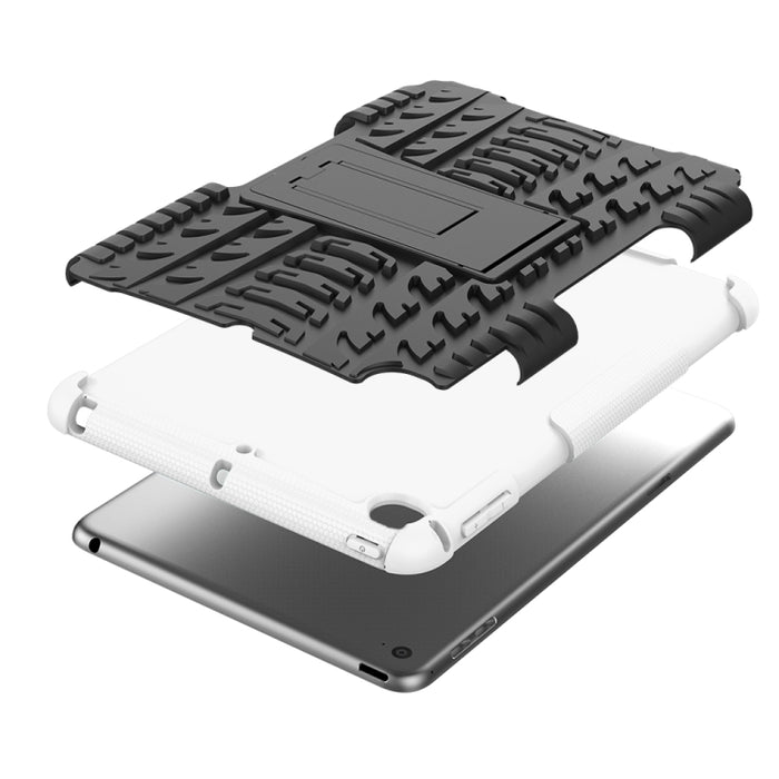 Funda a prueba de golpes con textura TPU+PC para iPad Mini 2019, con soporte