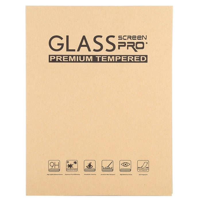 2 PCS para iPad 10.2 2021/2020/2019 9H Película de vidrio templado a prueba de explosiones de borde recto
