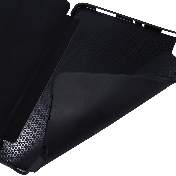 Para iPad Pro 11 (2020) PC + Funda para tableta de cuero PU con soporte triple plegable