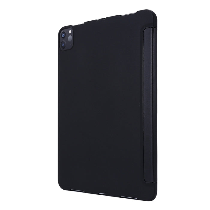 Para iPad Pro 11 (2020) PC + Funda para tableta de cuero PU con soporte triple plegable