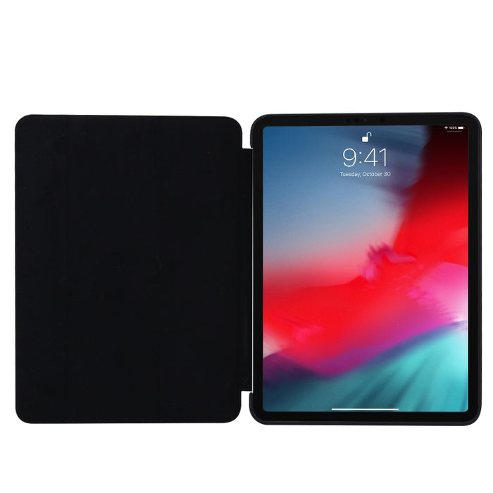 Para iPad Pro 11 (2020) PC + Funda para tableta de cuero PU con soporte triple plegable