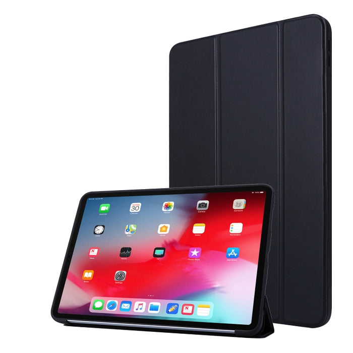 Para iPad Pro 11 (2020) PC + Funda para tableta de cuero PU con soporte triple plegable