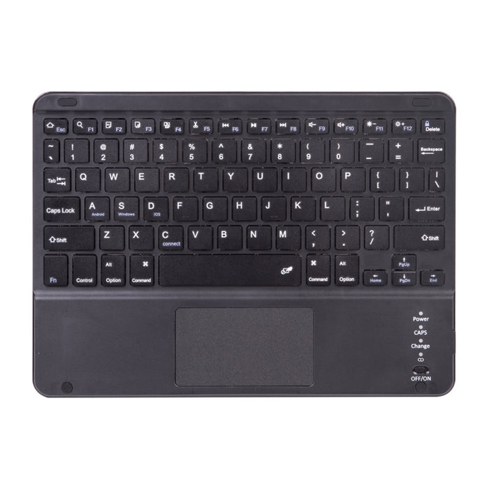 Funda para tableta con teclado Bluetooth desmontable con textura lisa de piel X-11BC para iPad Pro de 11 pulgadas 2020/2018, con panel táctil y ranura para bolígrafo