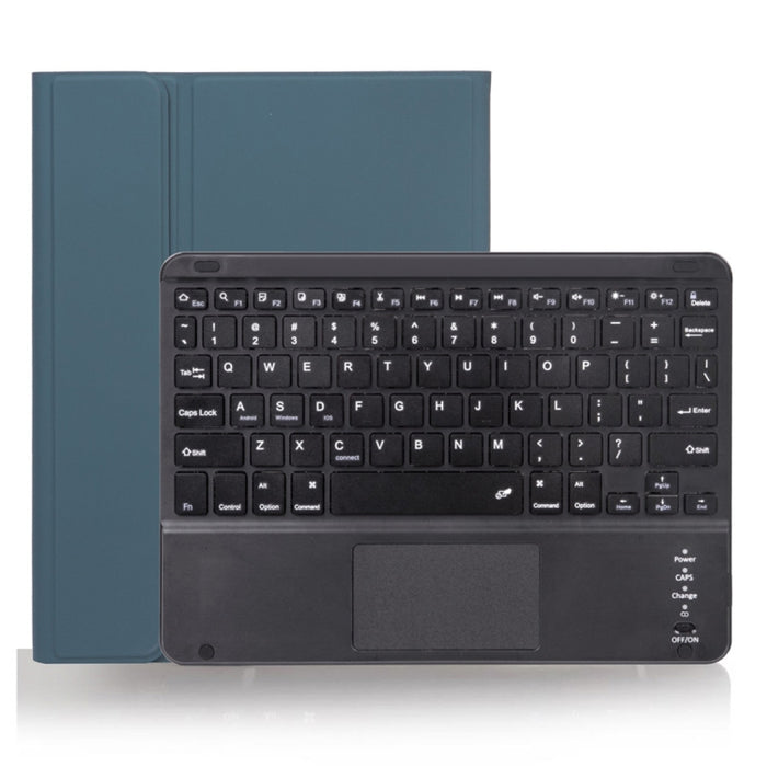 Funda para tableta con teclado Bluetooth desmontable con textura lisa de piel X-11BC para iPad Pro de 11 pulgadas 2020/2018, con panel táctil y ranura para bolígrafo