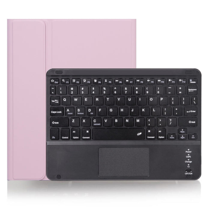 Funda para tableta con teclado Bluetooth desmontable con textura lisa de piel X-11BC para iPad Pro de 11 pulgadas 2020/2018, con panel táctil y ranura para bolígrafo