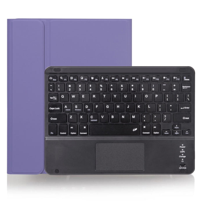 Funda para tableta con teclado Bluetooth desmontable con textura lisa de piel X-11BC para iPad Pro de 11 pulgadas 2020/2018, con panel táctil y ranura para bolígrafo
