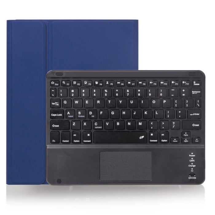 Funda para tableta con teclado Bluetooth desmontable con textura lisa de piel X-11BC para iPad Pro de 11 pulgadas 2020/2018, con panel táctil y ranura para bolígrafo