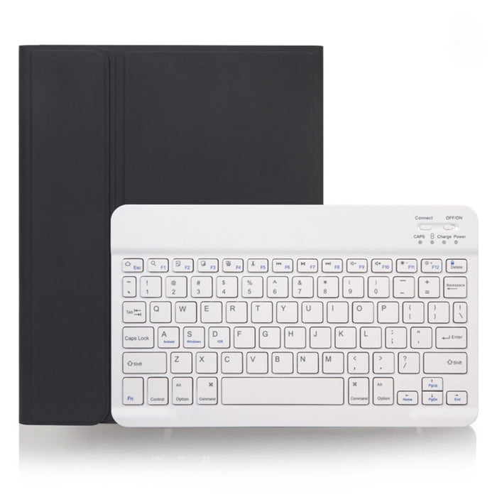 Funda para tableta con teclado Bluetooth desmontable con textura lisa de piel X-11B para iPad Pro de 11 pulgadas 2020/2018, con ranura para bolígrafo