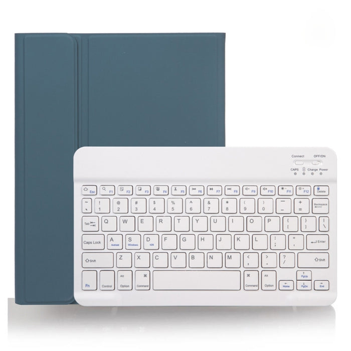 Funda para tableta con teclado Bluetooth desmontable con textura lisa de piel X-11B para iPad Pro de 11 pulgadas 2020/2018, con ranura para bolígrafo