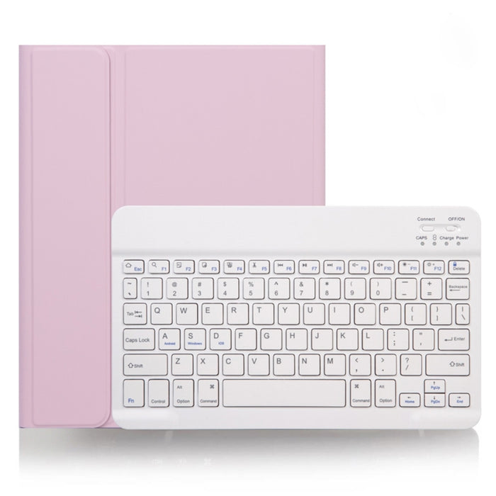 Funda para tableta con teclado Bluetooth desmontable con textura lisa de piel X-11B para iPad Pro de 11 pulgadas 2020/2018, con ranura para bolígrafo