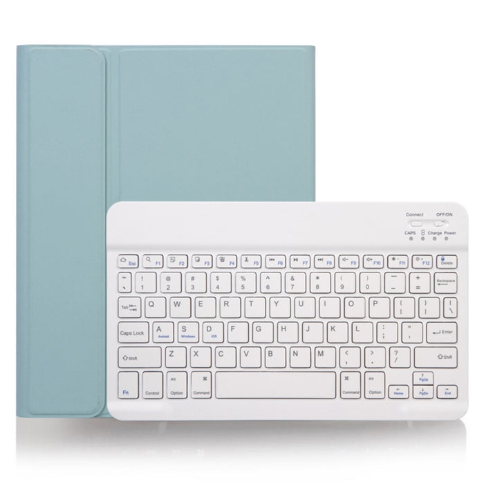 Funda para tableta con teclado Bluetooth desmontable con textura lisa de piel X-11B para iPad Pro de 11 pulgadas 2020/2018, con ranura para bolígrafo