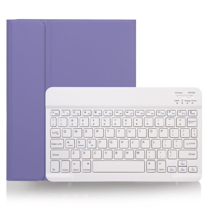 Funda para tableta con teclado Bluetooth desmontable con textura lisa de piel X-11B para iPad Pro de 11 pulgadas 2020/2018, con ranura para bolígrafo