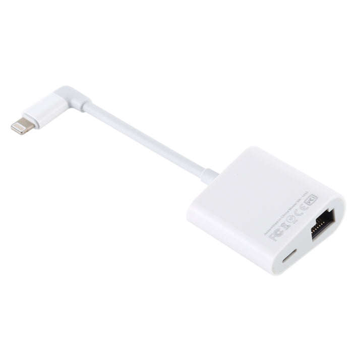 Puerto Ethernet NK-1035 + Adaptador de función macho de codo de 8 pines hembra a 8 pines