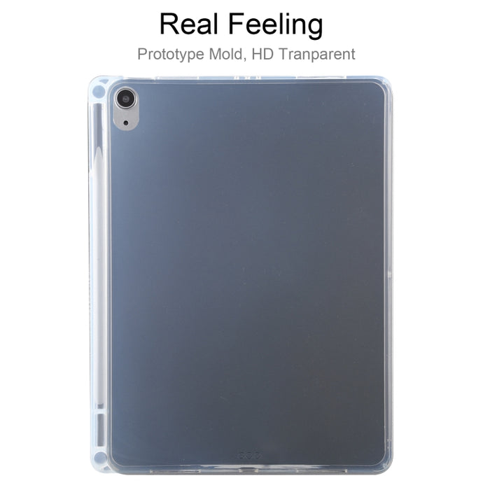 Funda protectora transparente de TPU de 0,75 mm con ranura para bolígrafo para iPad Air 2022/2020 10.9 / iPad Pro 11 2018