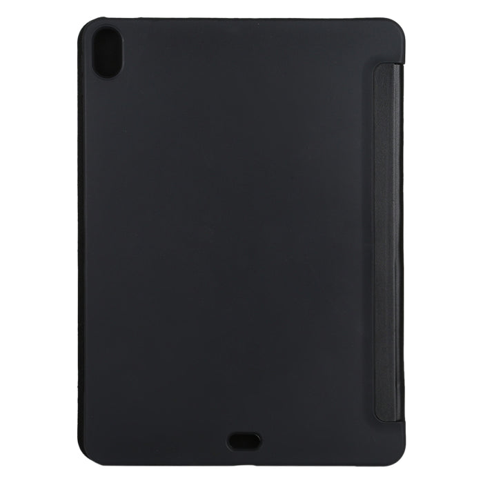 Millet Texture PU + Funda de cuero de cobertura total de silicona con soporte plegable múltiple para iPad Air (2020) de 10,9 pulgadas