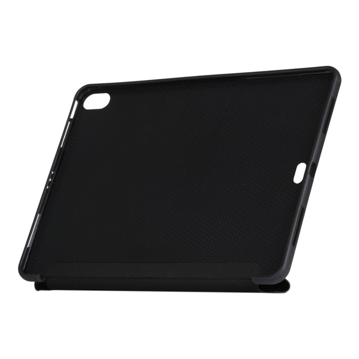 Millet Texture PU + Funda de cuero de cobertura total de silicona con soporte plegable múltiple para iPad Air (2020) de 10,9 pulgadas