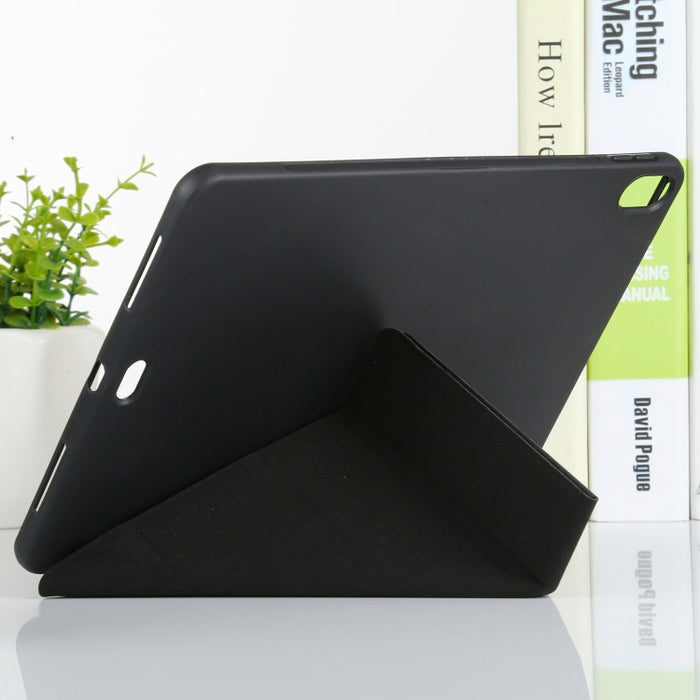 Millet Texture PU + Funda de cuero de cobertura total de silicona con soporte plegable múltiple para iPad Air (2020) de 10,9 pulgadas
