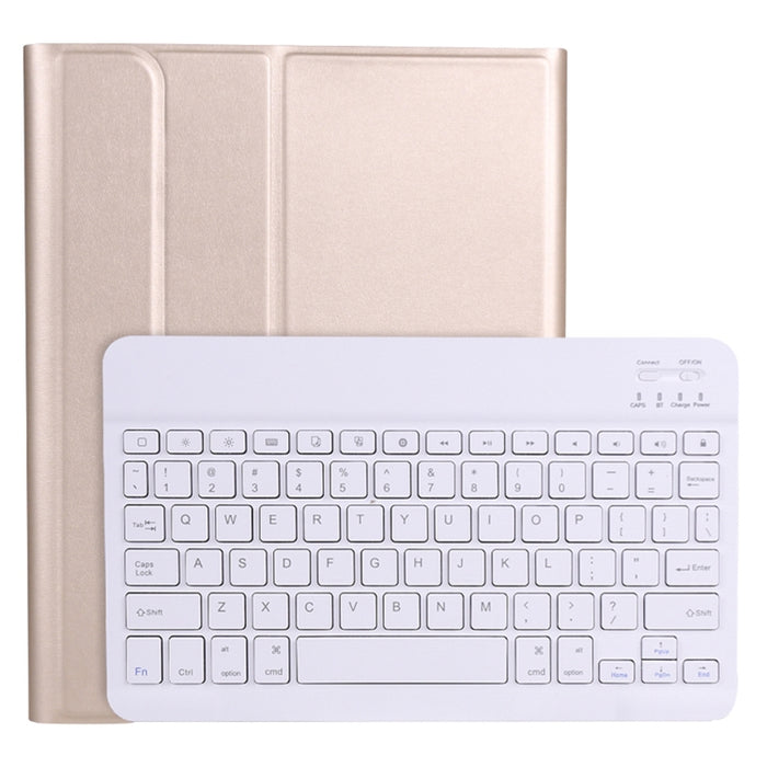 A11B Bluetooth 3.0 Funda de cuero para tableta con teclado Bluetooth desmontable ABS ultrafino con soporte y ranura para bolígrafo para iPad Pro de 11 pulgadas 2021