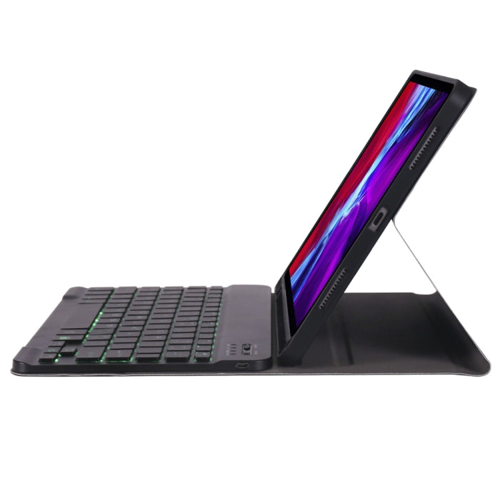 Funda para tableta con teclado Bluetooth desmontable ABS ultrafina A11BS con retroiluminación, ranura para bolígrafo y soporte para iPad Pro de 11 pulgadas 2021