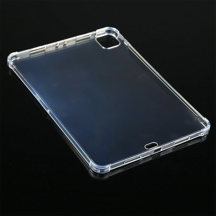 Para iPad Pro 11 2022/2021 Funda protectora transparente anticaída con Airbag de cuatro esquinas para tableta con ranura para bolígrafo