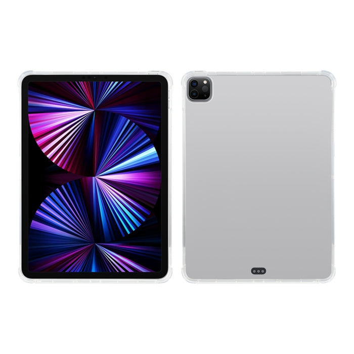 Para iPad Pro 11 2022/2021 Funda protectora transparente anticaída con Airbag de cuatro esquinas para tableta con ranura para bolígrafo