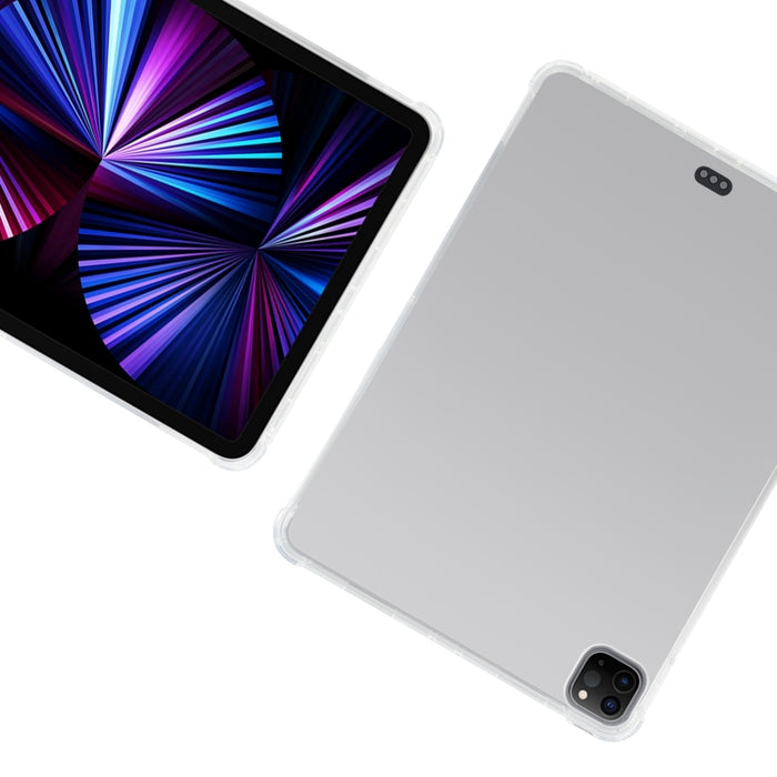 Para iPad Pro 11 2022/2021 Funda protectora transparente anticaída con Airbag de cuatro esquinas para tableta con ranura para bolígrafo