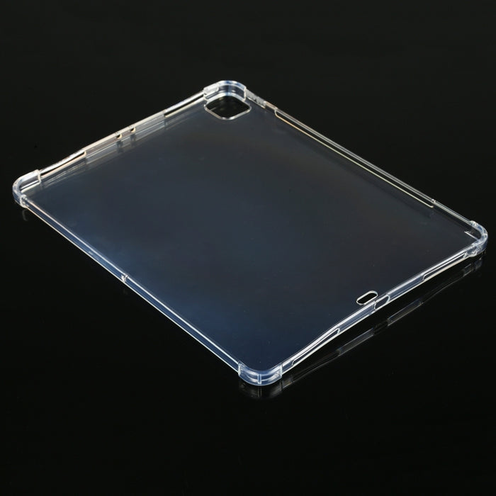 Para iPad Pro 12,9 2022/2021 Airbag de cuatro esquinas funda protectora transparente anticaída para tableta con ranura para bolígrafo