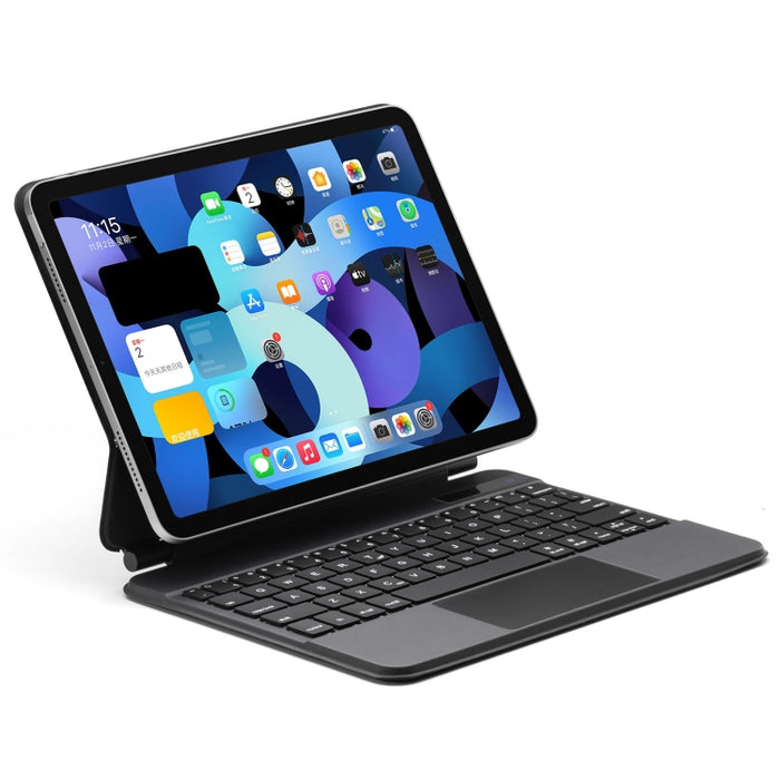 P109 Pro Funda de cuero para tableta con teclado Bluetooth desmontable ultradelgado con panel táctil y retroiluminación blanca para iPad Pro de 11 pulgadas 2021/2020/2018 y iPad Air 2020 10.9