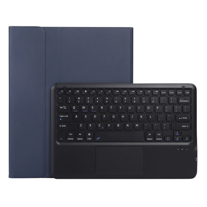 A12B-A Funda para tableta con teclado Bluetooth desmontable ABS ultrafina con panel táctil, ranura para bolígrafo y soporte para iPad Pro 12,9 2021/2020/2018