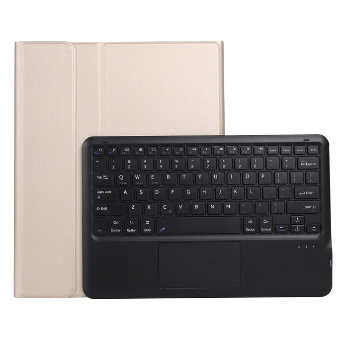 A12B-A Funda para tableta con teclado Bluetooth desmontable ABS ultrafina con panel táctil, ranura para bolígrafo y soporte para iPad Pro 12,9 2021/2020/2018