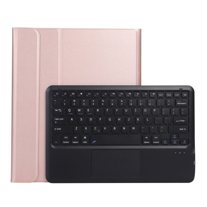 A12B-A Funda para tableta con teclado Bluetooth desmontable ABS ultrafina con panel táctil, ranura para bolígrafo y soporte para iPad Pro 12,9 2021/2020/2018