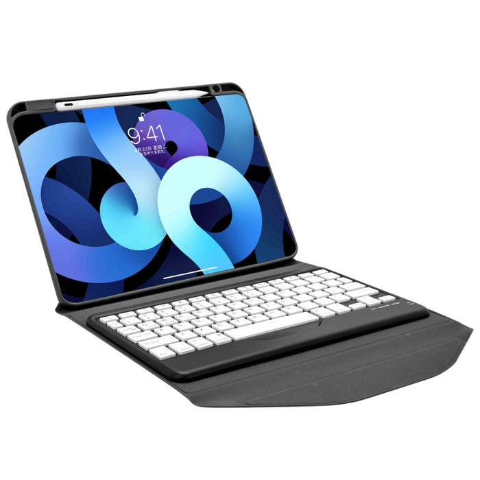 Funda de cuero para tableta con teclado Bluetooth y ranura para bolígrafo Z102B para iPad 10,2 2021/2020/2019
