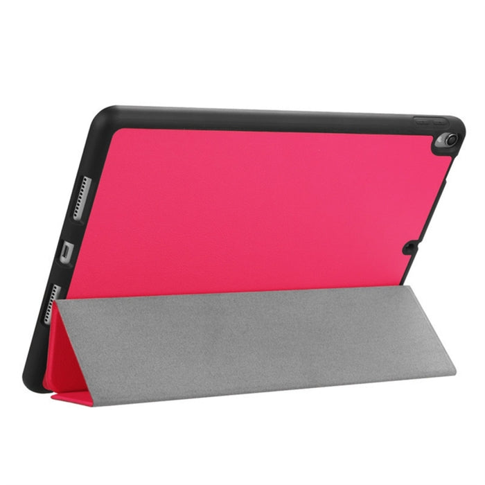 Funda de cuero con tapa horizontal Custer Texture para iPad Pro de 10,5 pulgadas / iPad Air (2019), con soporte plegable triple y ranura para bolígrafo