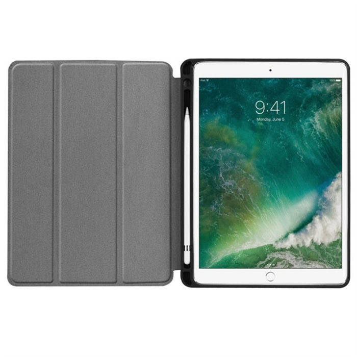 Funda de cuero con tapa horizontal Custer Texture para iPad Pro de 10,5 pulgadas / iPad Air (2019), con soporte plegable triple y ranura para bolígrafo
