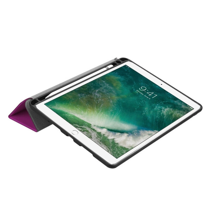 Funda de cuero con tapa horizontal Custer Texture para iPad Pro de 10,5 pulgadas / iPad Air (2019), con soporte plegable triple y ranura para bolígrafo