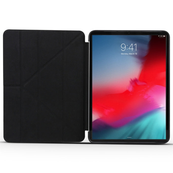 Millet Texture PU + Funda de cuero de cobertura total con gel de sílice para iPad Air (2019) / iPad Pro de 10,5 pulgadas, con soporte plegable múltiple