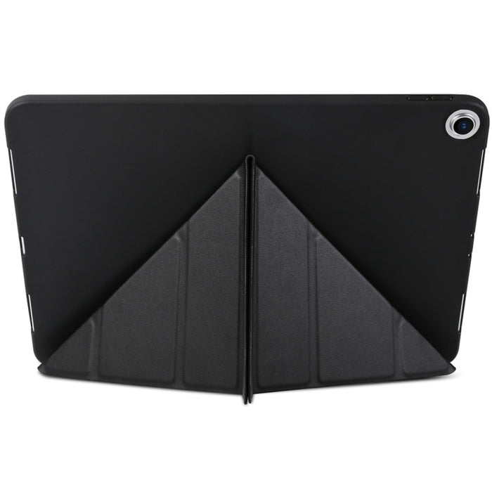 Millet Texture PU + Funda de cuero de cobertura total con gel de sílice para iPad Air (2019) / iPad Pro de 10,5 pulgadas, con soporte plegable múltiple