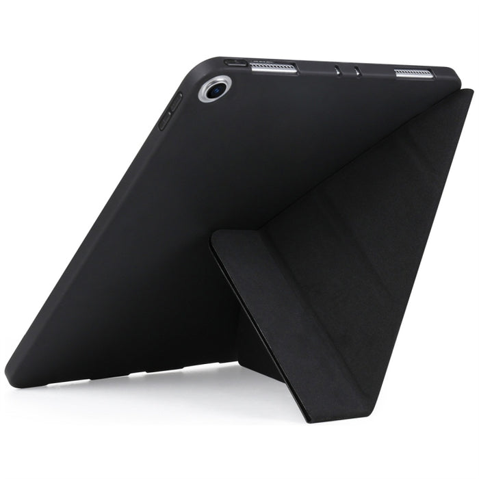 Millet Texture PU + Funda de cuero de cobertura total con gel de sílice para iPad Air (2019) / iPad Pro de 10,5 pulgadas, con soporte plegable múltiple