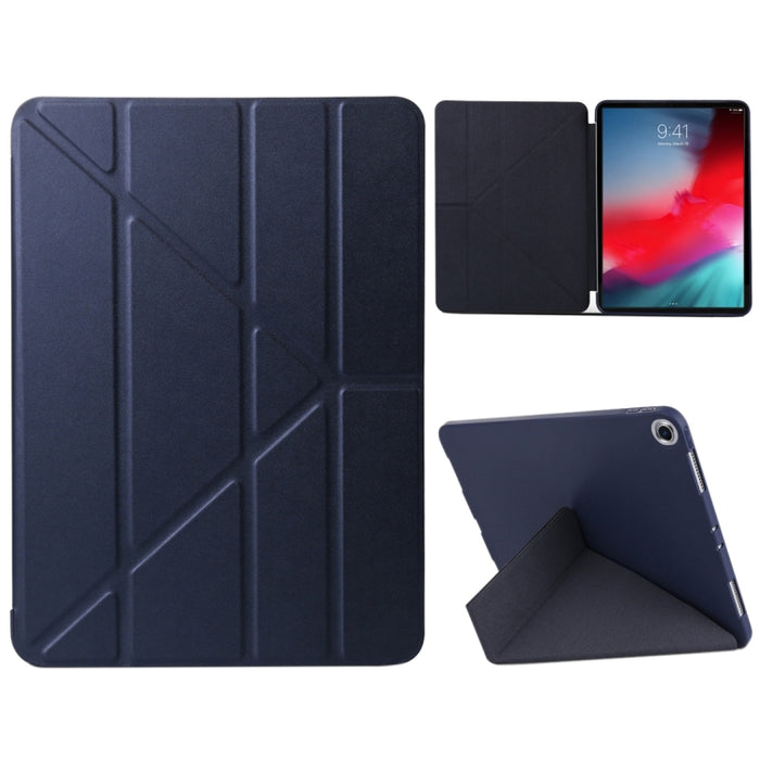 Millet Texture PU + Funda de cuero de cobertura total con gel de sílice para iPad Air (2019) / iPad Pro de 10,5 pulgadas, con soporte plegable múltiple
