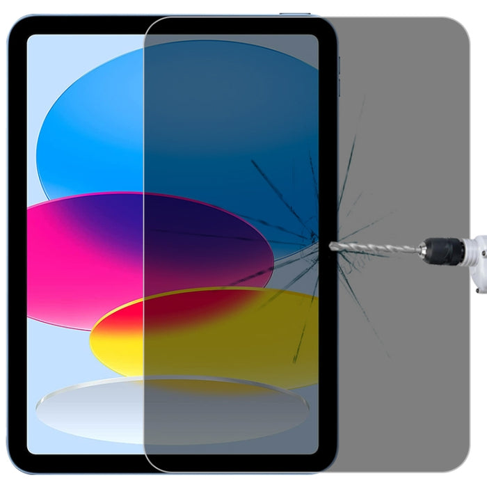 Para iPad 10.a generación 10.9 2022 0.33 mm 9H 2.5D Película de vidrio templado a prueba de explosiones de privacidad
