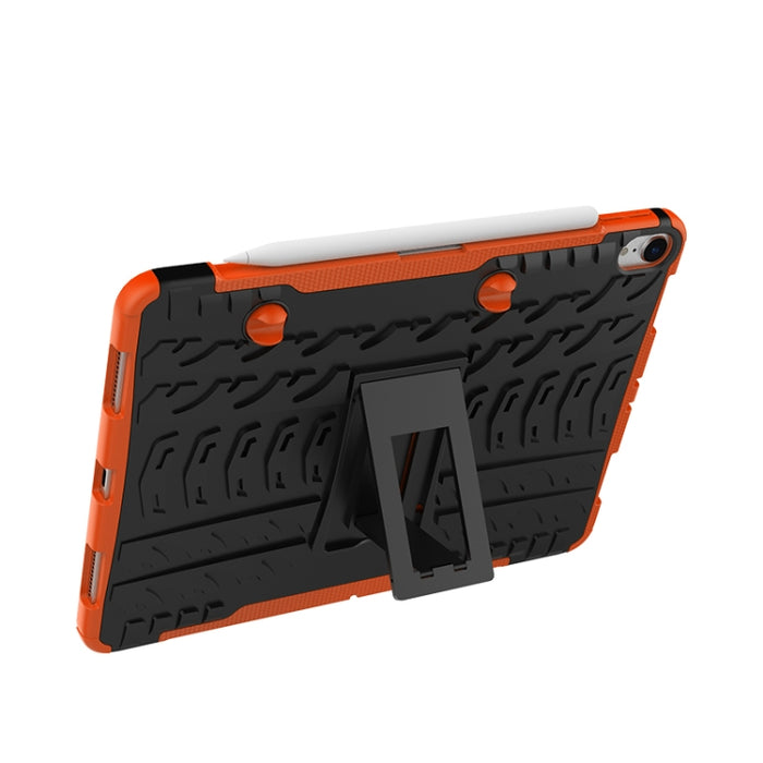 Funda a prueba de golpes con textura de neumáticos TPU+PC para iPad Pro de 11 pulgadas (2018), con soporte y ranura para bolígrafo