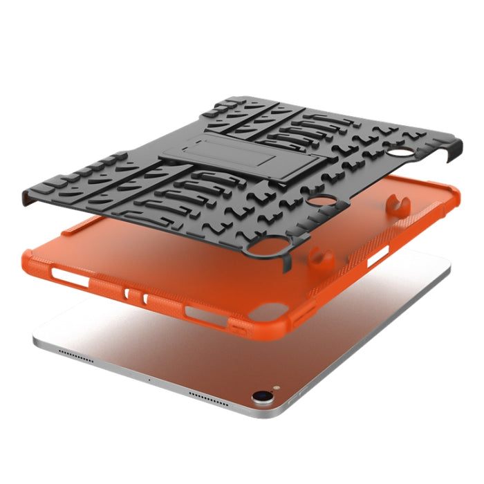 Funda a prueba de golpes con textura de neumáticos TPU+PC para iPad Pro de 11 pulgadas (2018), con soporte y ranura para bolígrafo