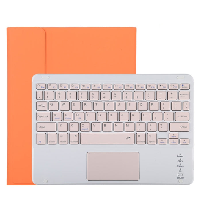 TG11BC Funda para tableta de cuero de microfibra con teclado rosa Bluetooth desmontable para iPad Pro de 11 pulgadas (2020), con panel táctil, ranura para bolígrafo y soporte