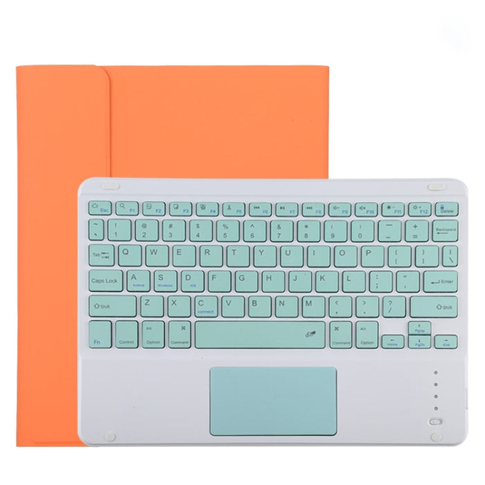 TG11BC Funda para tableta de cuero de microfibra con teclado verde Bluetooth desmontable para iPad Pro de 11 pulgadas (2020), con panel táctil, ranura para bolígrafo y soporte