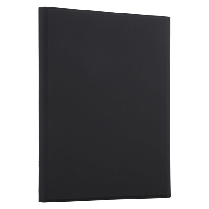 TG-102BC Teclado negro Bluetooth desmontable + Funda de cuero de microfibra para tableta para iPad de 10,2 pulgadas / iPad Air (2019), con panel táctil, ranura para lápiz y soporte