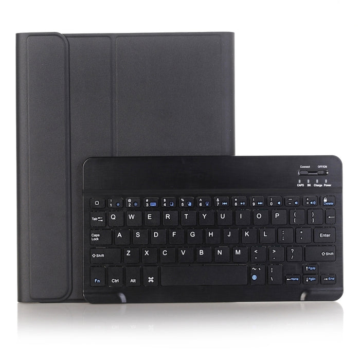 A102B para iPad 10,2 pulgadas 2019 Funda de cuero para tableta con teclado Bluetooth desmontable ultrafina con soporte y función de ranura para bolígrafo