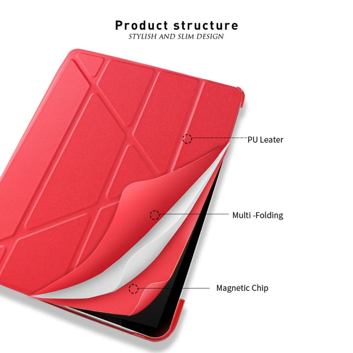 Funda de cuero PU magnética ultrafina con tapa horizontal para iPad Pro de 11 pulgadas 2018/2020/2021, con función de suspensión / activación