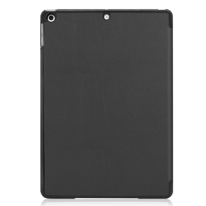 Para iPad 10.2 Custer Texture Funda de cuero PU inteligente con tapa horizontal con función de suspensión / activación y soporte plegable triple